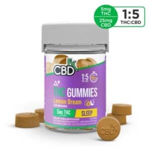 Delta-9 THC Gummies CBD Lemon Dream