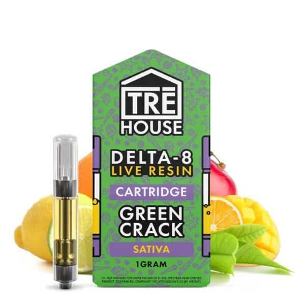 Delta 8 Carts Green Crack 1g