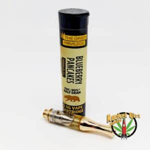 Green Privilege: Blueberry Pancakes (h) Vape Cartridge .5g 90%