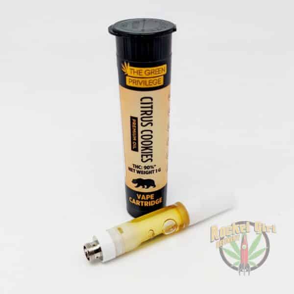 Green Privilege: Citrus Cookies (h) Vape Cartridge 1G