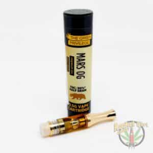 Green Privilege: Mars OG (i) Vape Cartridge .5g 90%