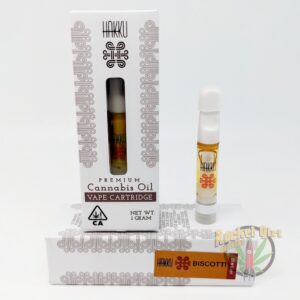 Hakku: Biscotti Vape Oil Cartridge 1g (hybrid)(90.1%)