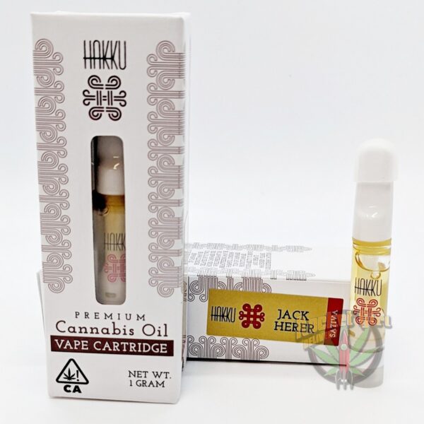 Jack Herer Vape Oil Cartridge 1g: Hakku (sativa)(90.1%)